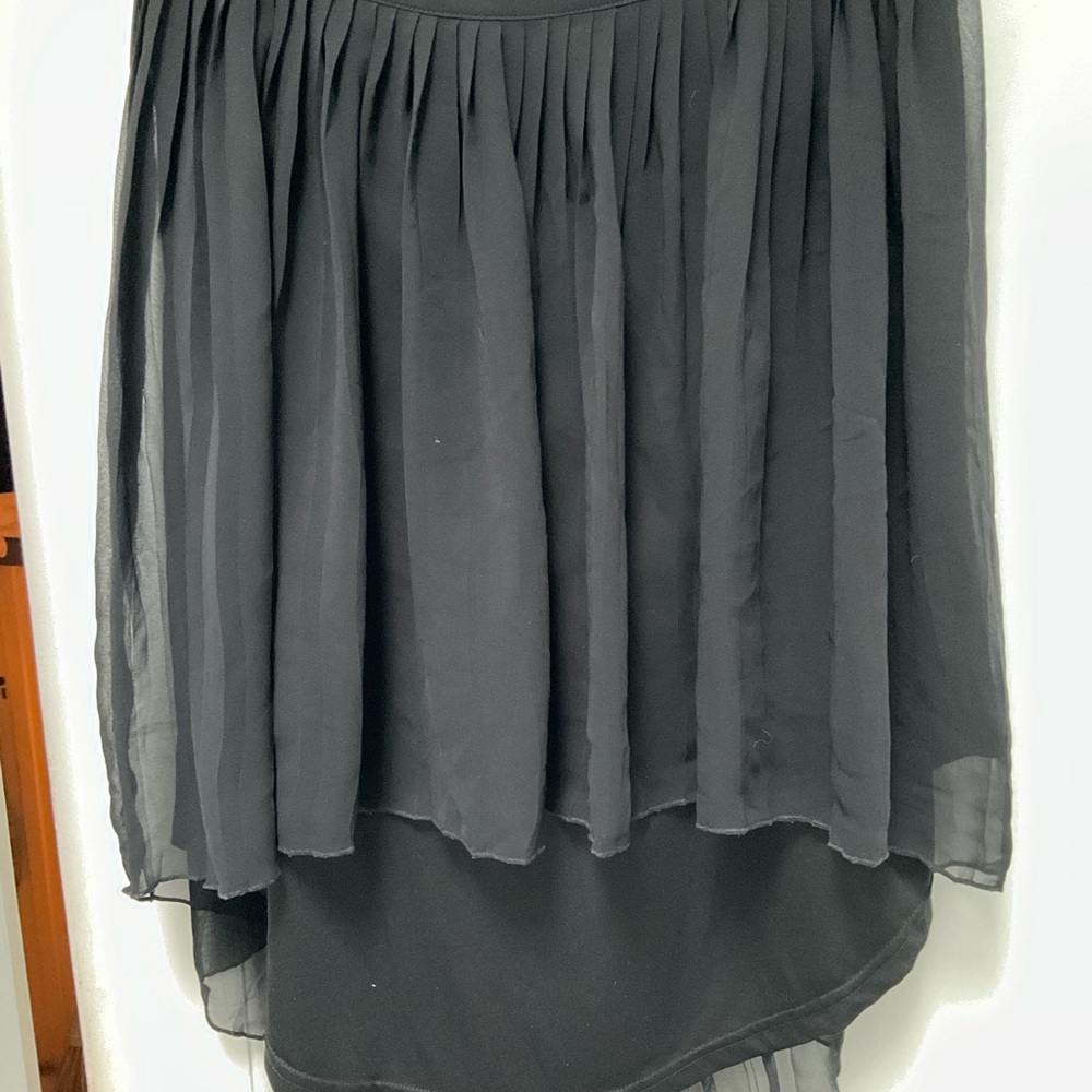 American Eagle Outfitters Black High-Low Skirt